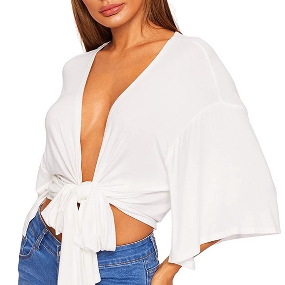 Tie Many Ways Crop Top - Picture 5 of 7